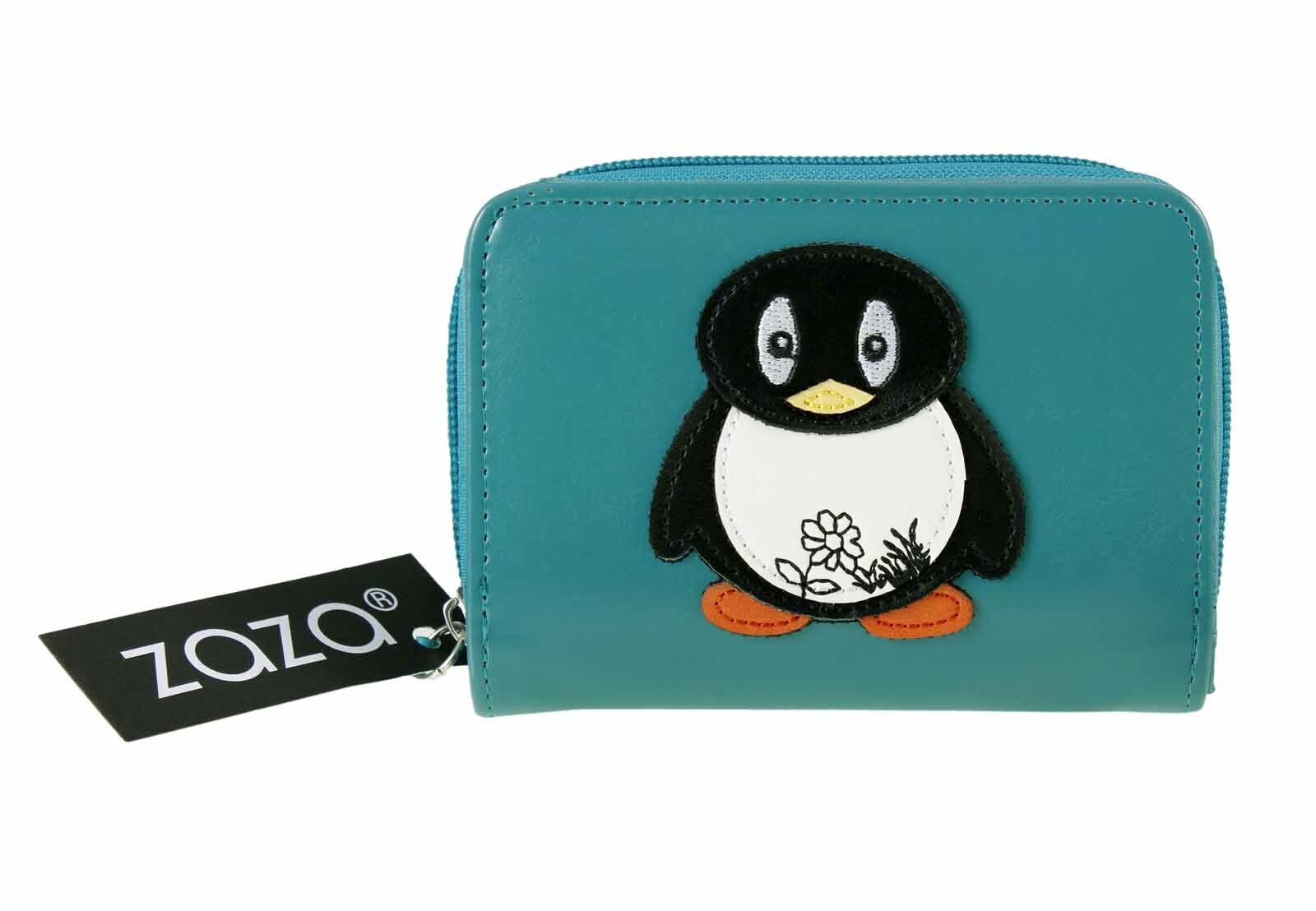 Purse Wallet With Owl, Dog Motif On Front With Zip Pocket Ladies