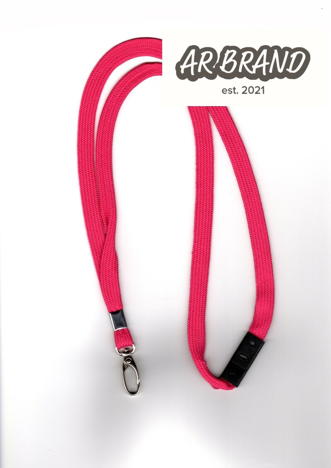 Lanyards 50 PCS Pack ID Badge Lanyards with Clip Office Neck Flat Bulk Lanyards