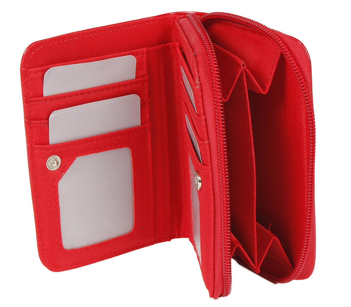 Purse Wallet With Owl, Dog Motif On Front With Zip Pocket Ladies