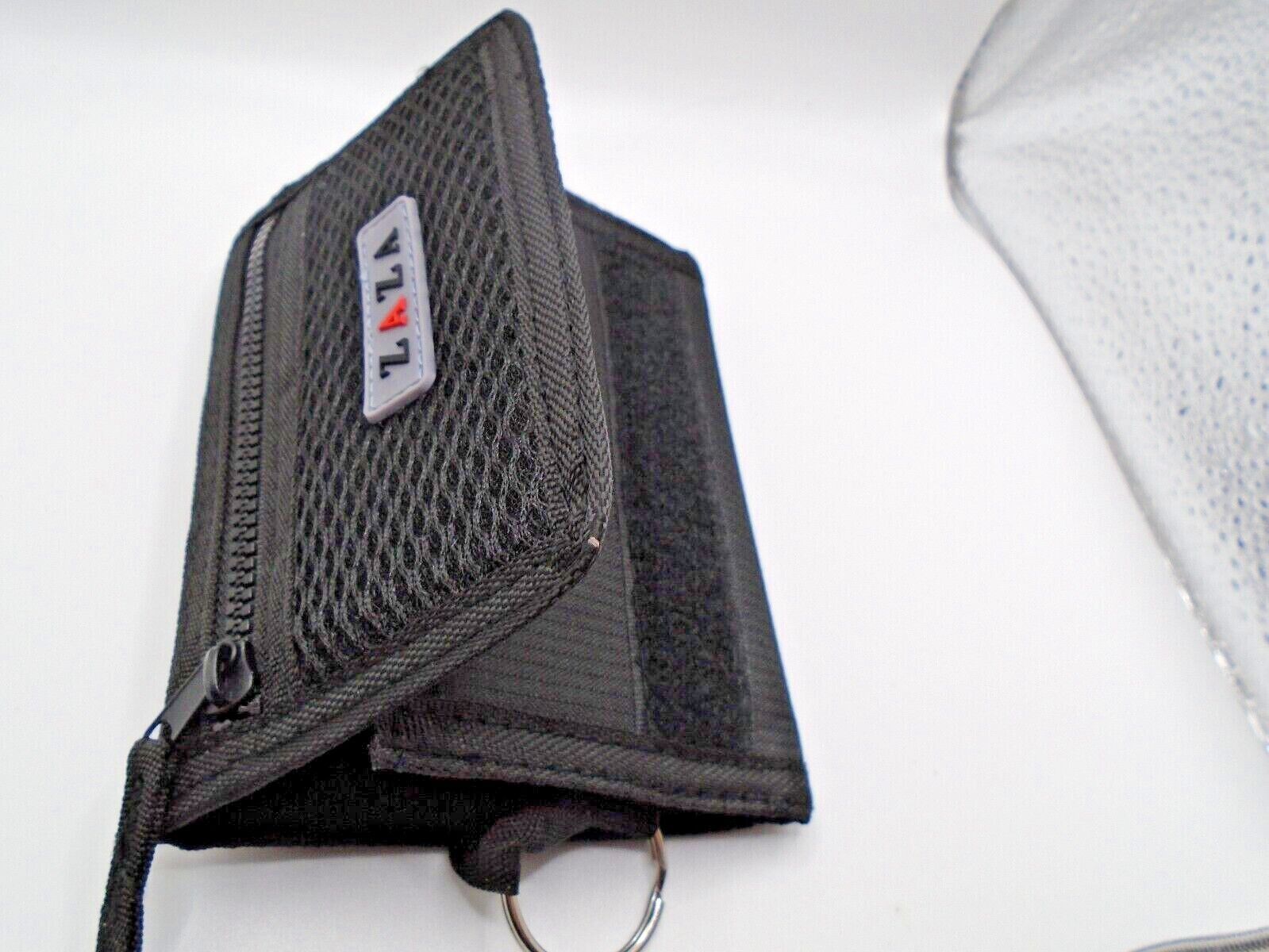 Mens Boys Canvas Wallet Belt Clip Credit/Debit Card TriFold