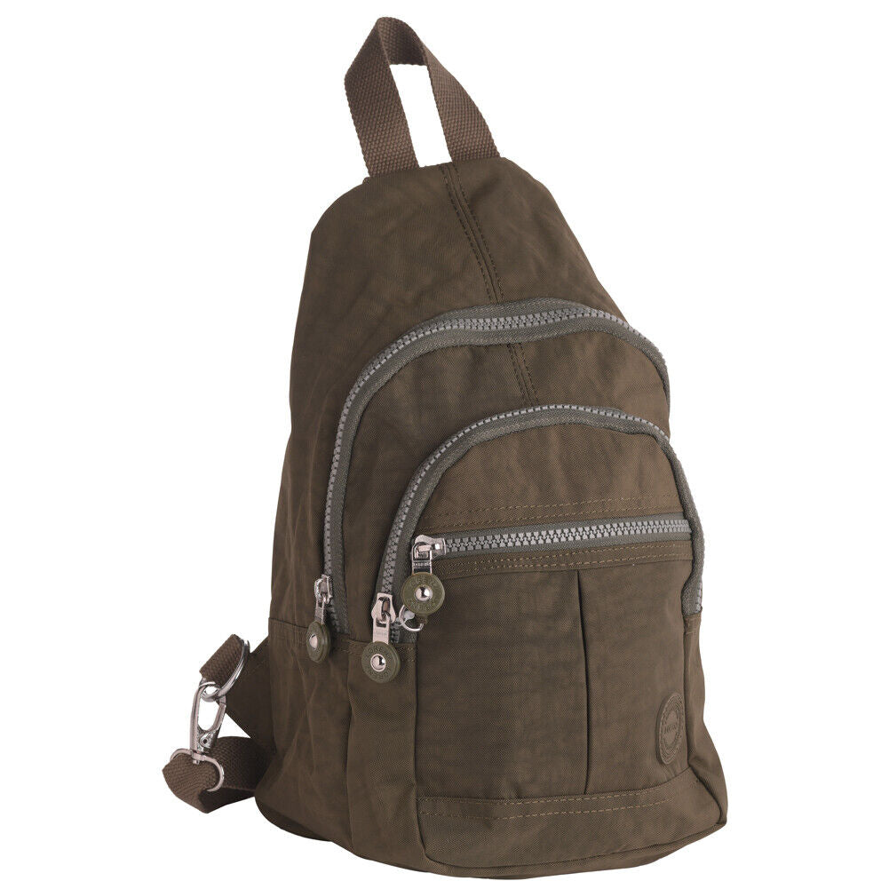 Ladies Women Lorenz Small Crinkled Soft backpack Rucksack Shoulder bag Style