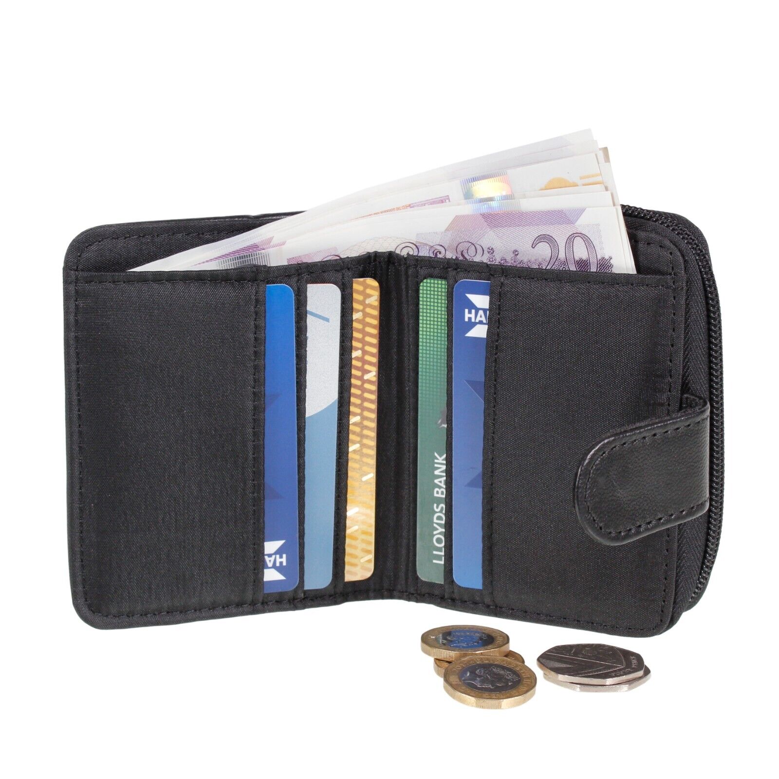 Ladies Purse with Built in RFID Protection in Genuine Leather