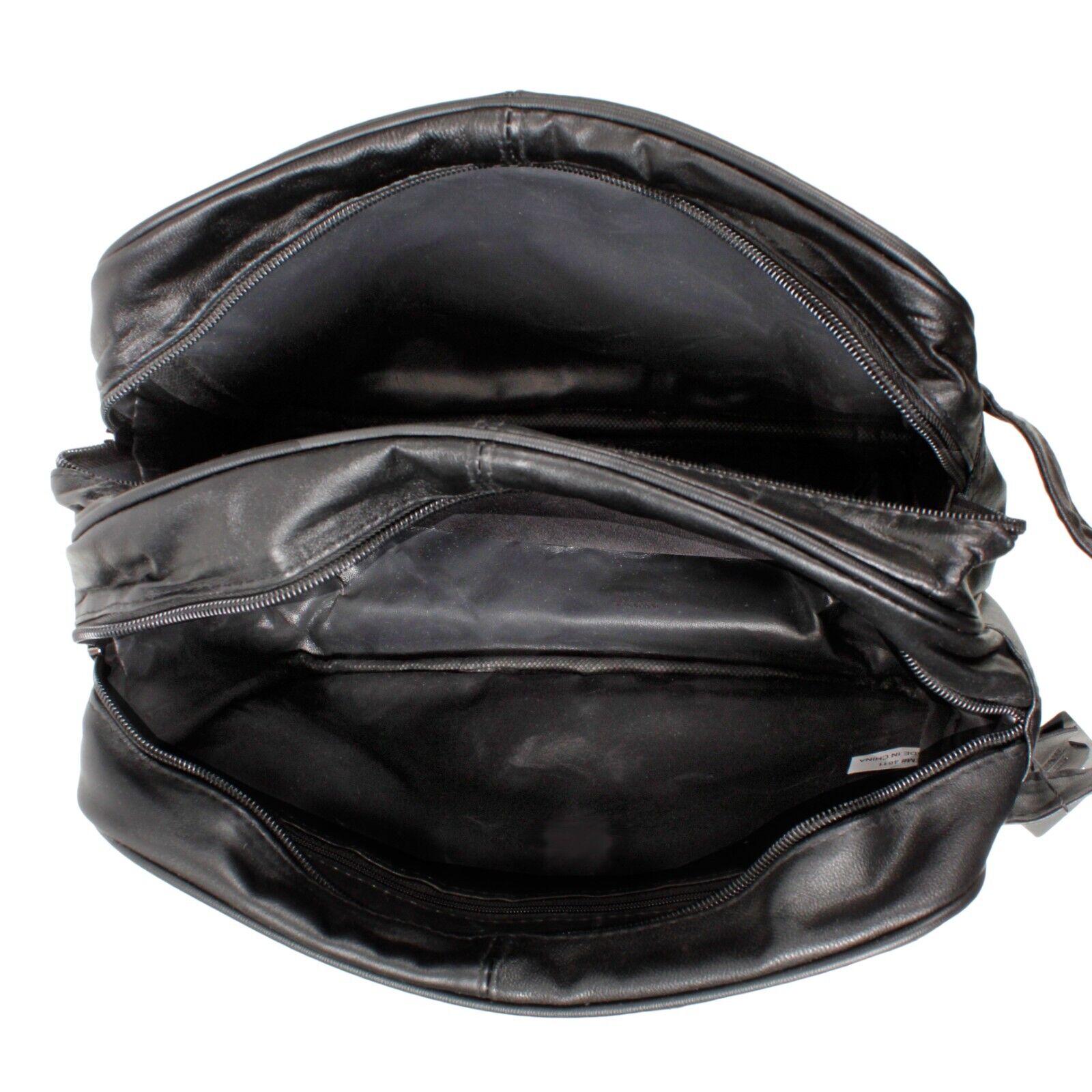 JUMBO Unisex - toilet bag extra large, washbag, Genuine Real Leather