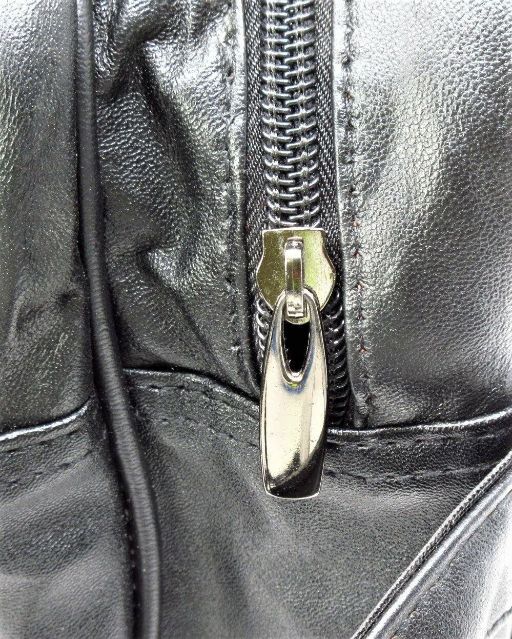 JUMBO Unisex - toilet bag extra large, washbag, Genuine Real Leather
