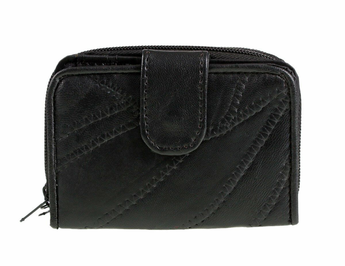 WHOLESALE LADIES LEATHER PATCHWORK PURSE NOTECASE - 10 PCS