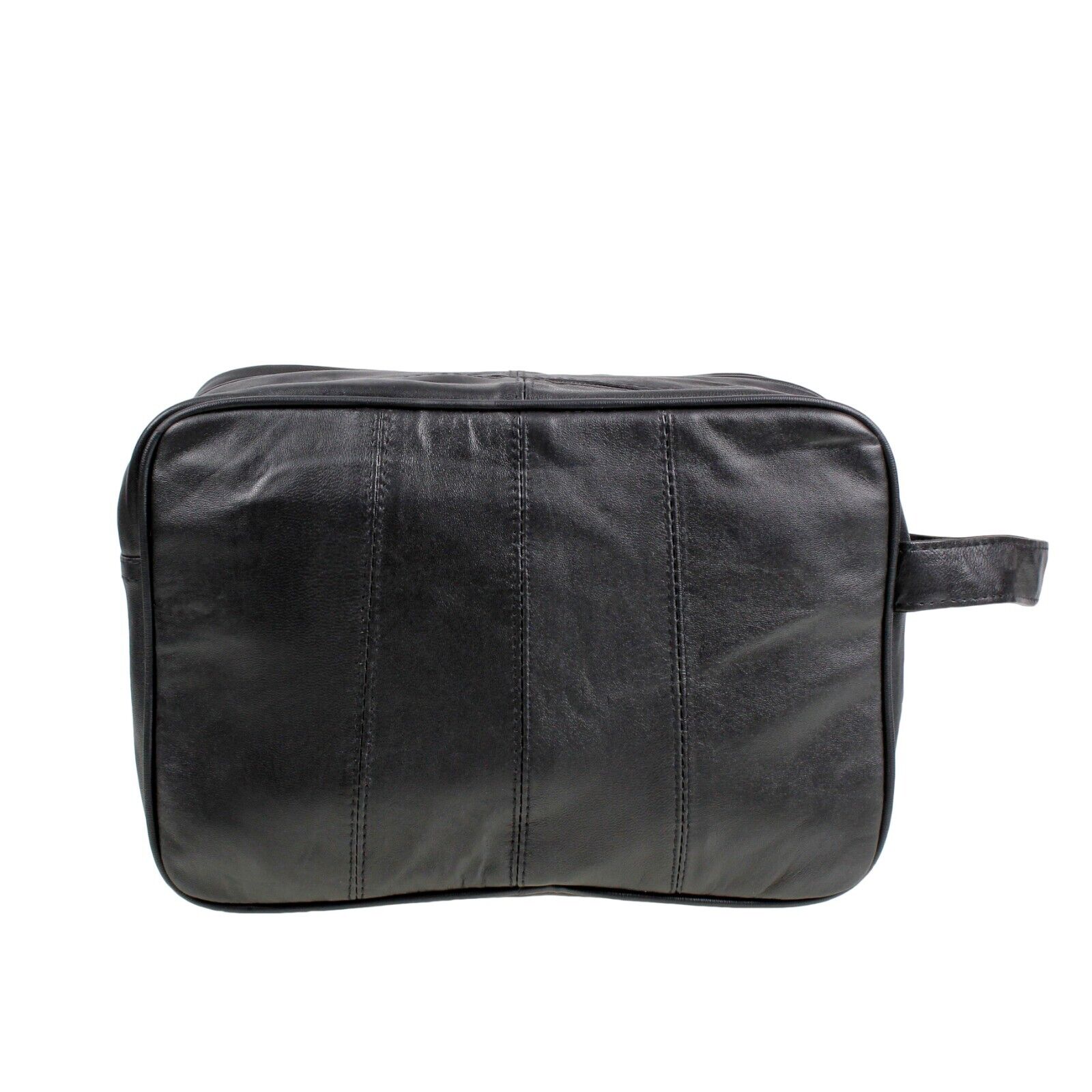 JUMBO Unisex - toilet bag extra large, washbag, Genuine Real Leather