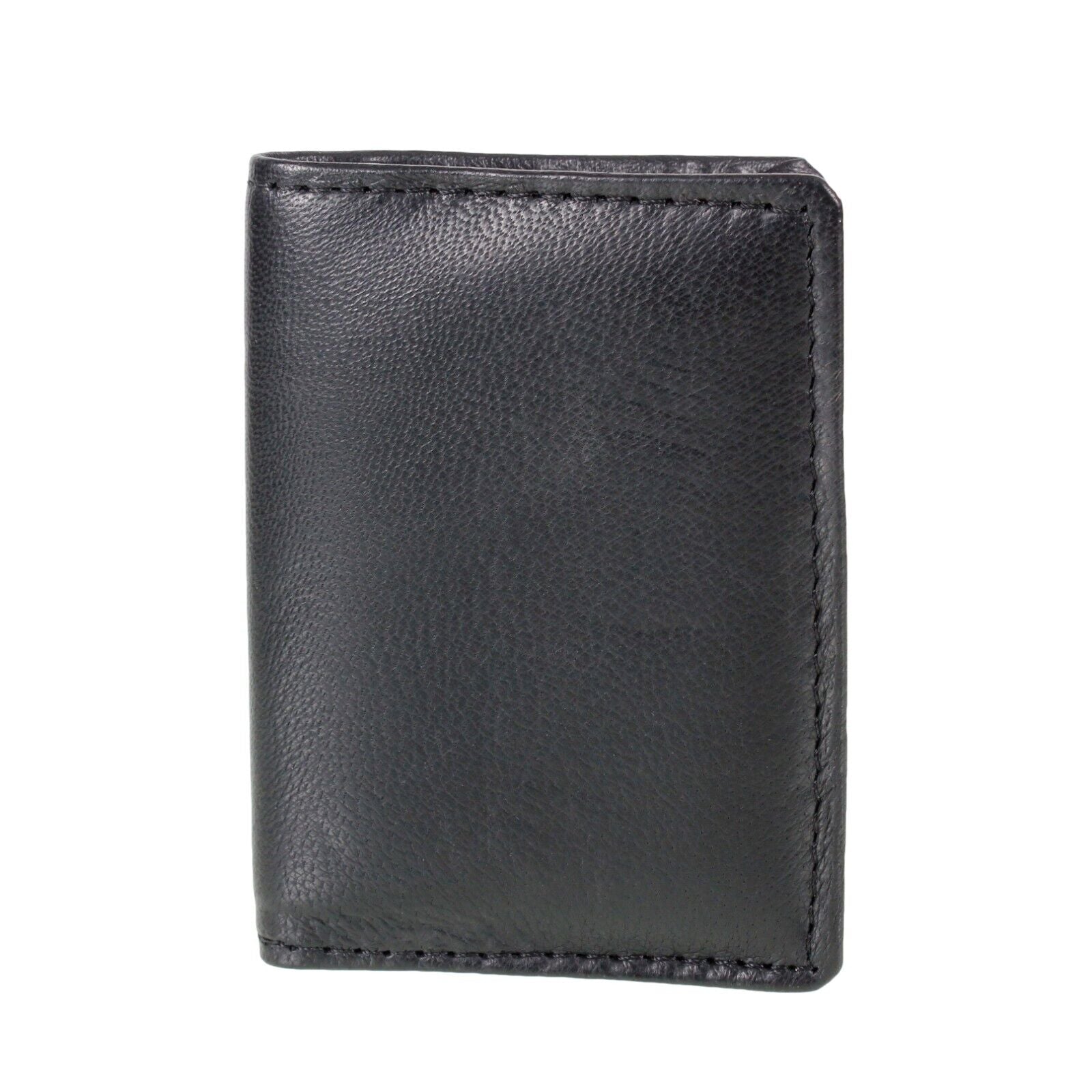 REAL LEATHER Travel Card Holder Wallet Bus Pass Oyster ID Ticket Slim
