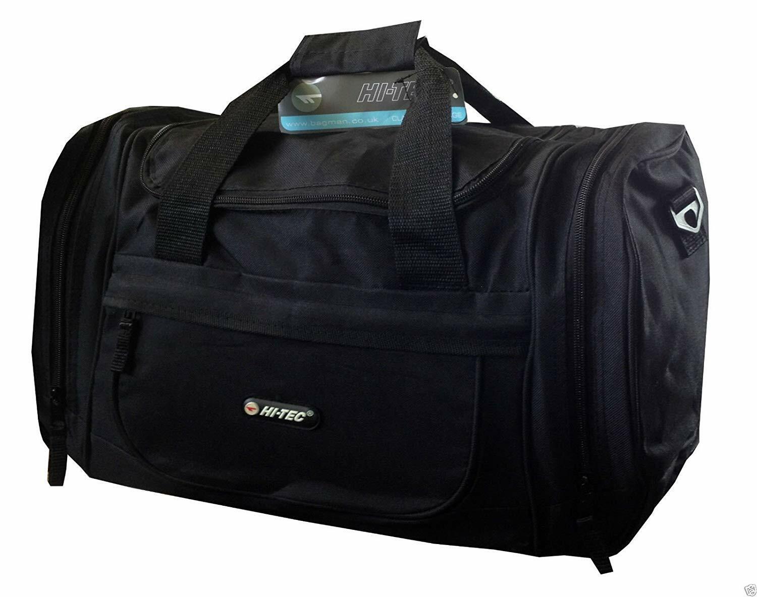 Hi-Tec Ladies Floral Heart Design Black HOLDALL GYM TRAVEL BAG