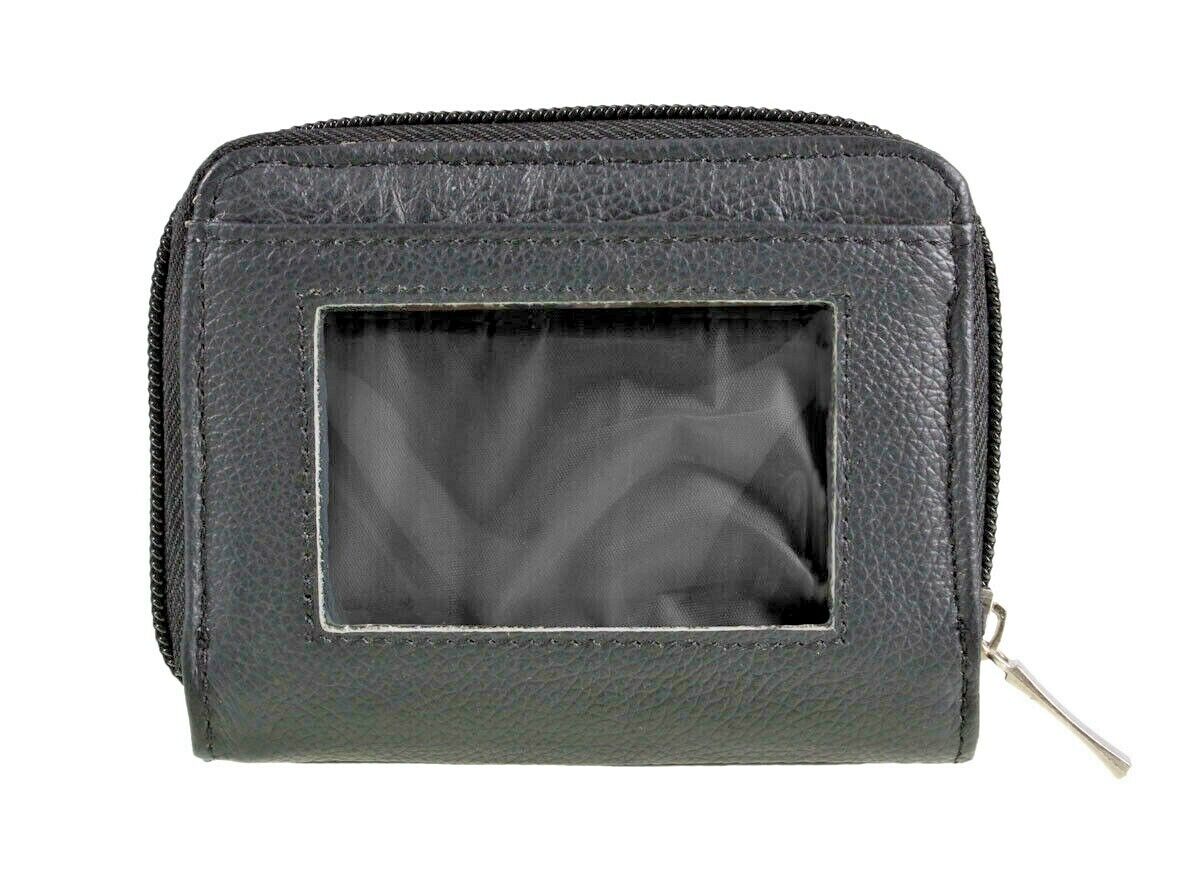 Small Ladies Leather Purse in Black
