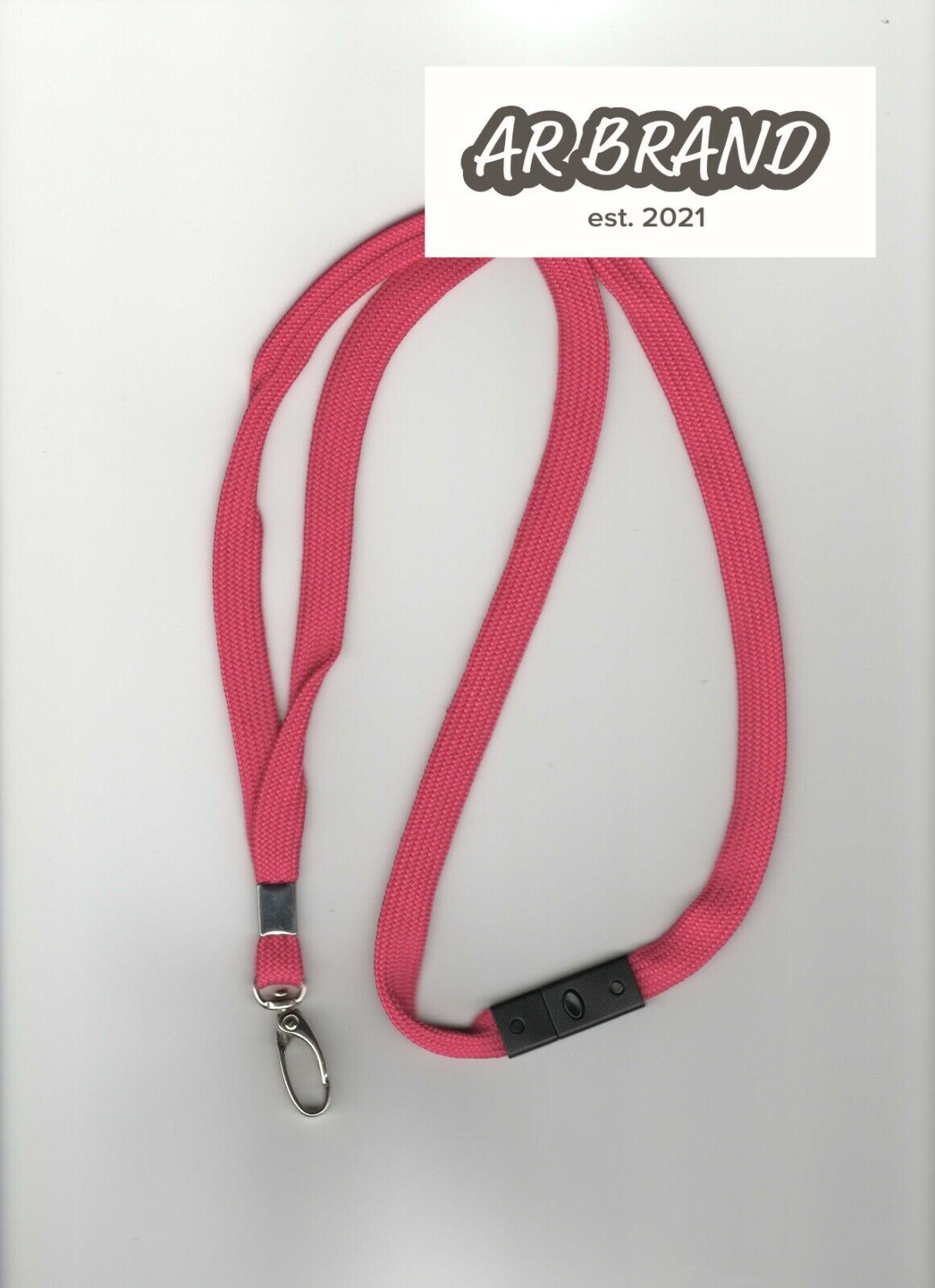 Lanyards 50 PCS Pack ID Badge Lanyards with Clip Office Neck Flat Bulk Lanyards