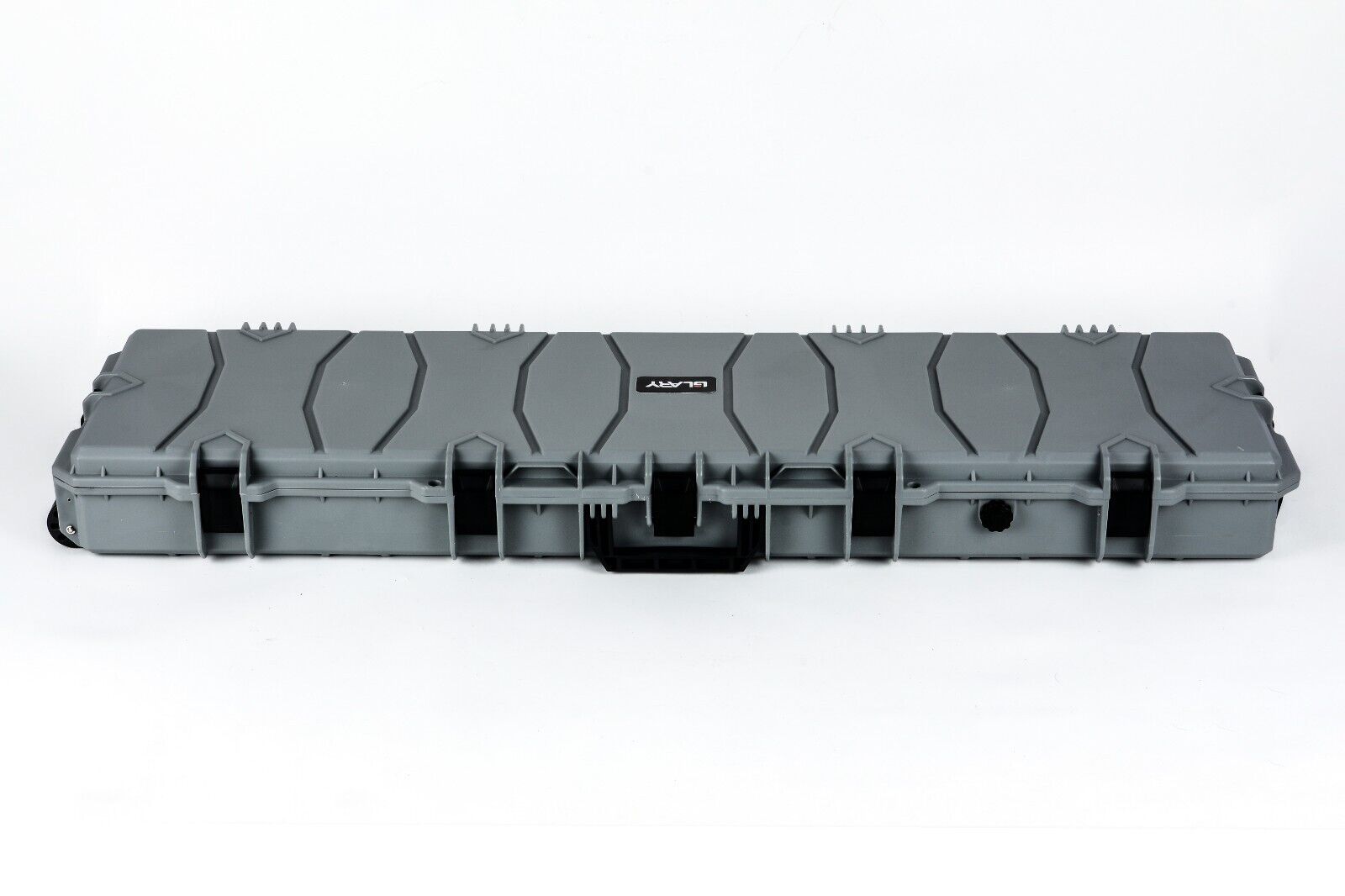 Hard Gun Case Extra Large Wheeled Hard Case (Wave Foam); Grey