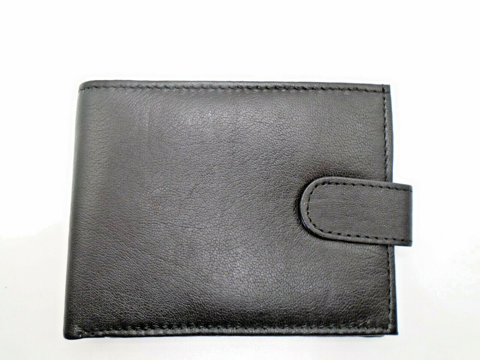 Mens Leather Wallet RFID SAFE Contactless Card Blocking ID Protection AR91