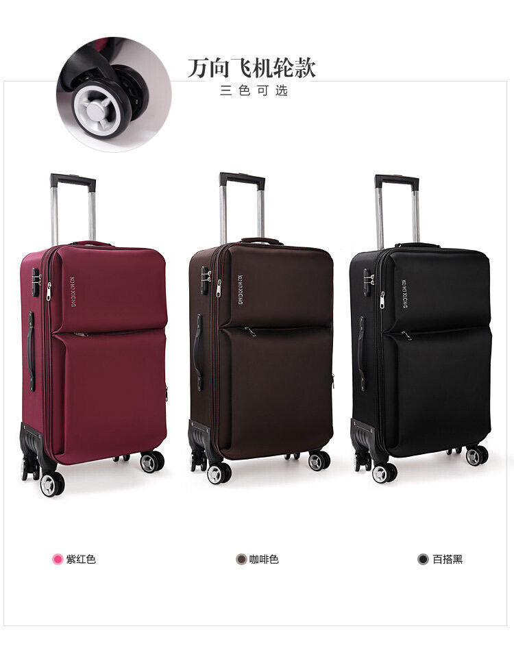 4 wheel Suitcase Luggage Set Carry On  Cabin Travel bag SET OF 3