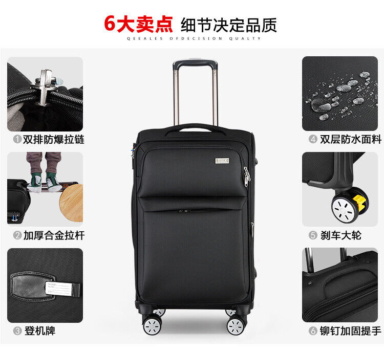 4 wheel Spinner Suitcase Luggage Set Carry On  Cabin Travel bag SET OF 3