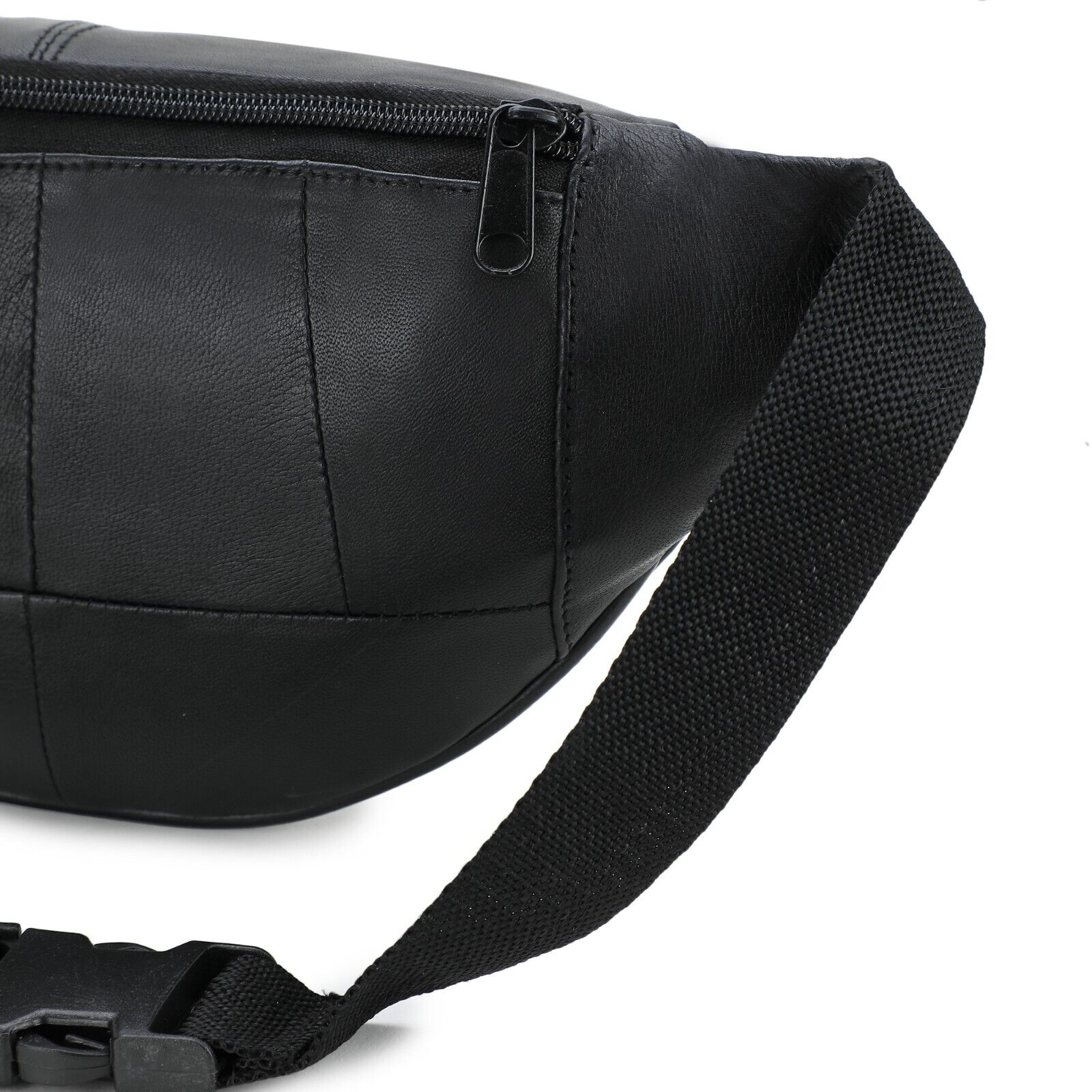 LEATHER BUM WAIST BAG TRAVEL HOLIDAY MONEY BELT CHANGE BUMBAG AR