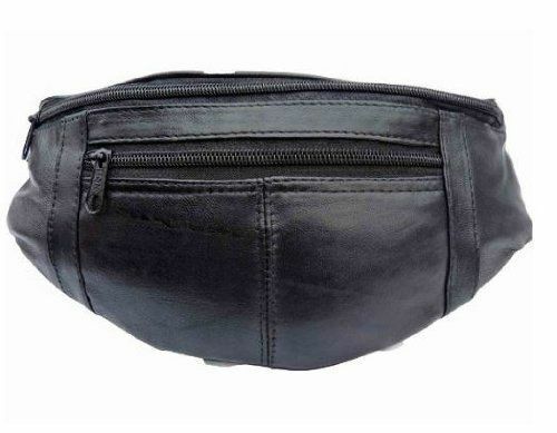 LEATHER BUM WAIST BAG TRAVEL HOLIDAY MONEY BELT CHANGE BUMBAG AR