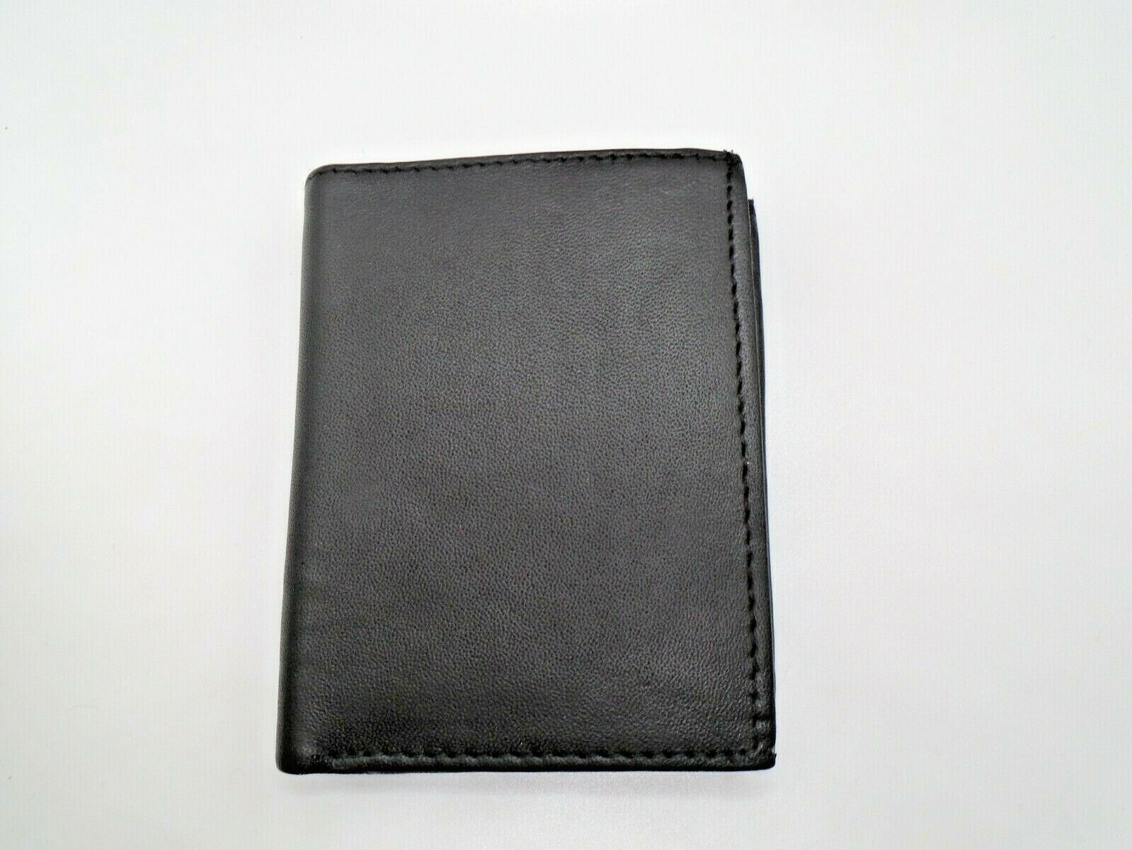 Mens Leather Wallet RFID SAFE Contactless Card Blocking ID Protection UK
