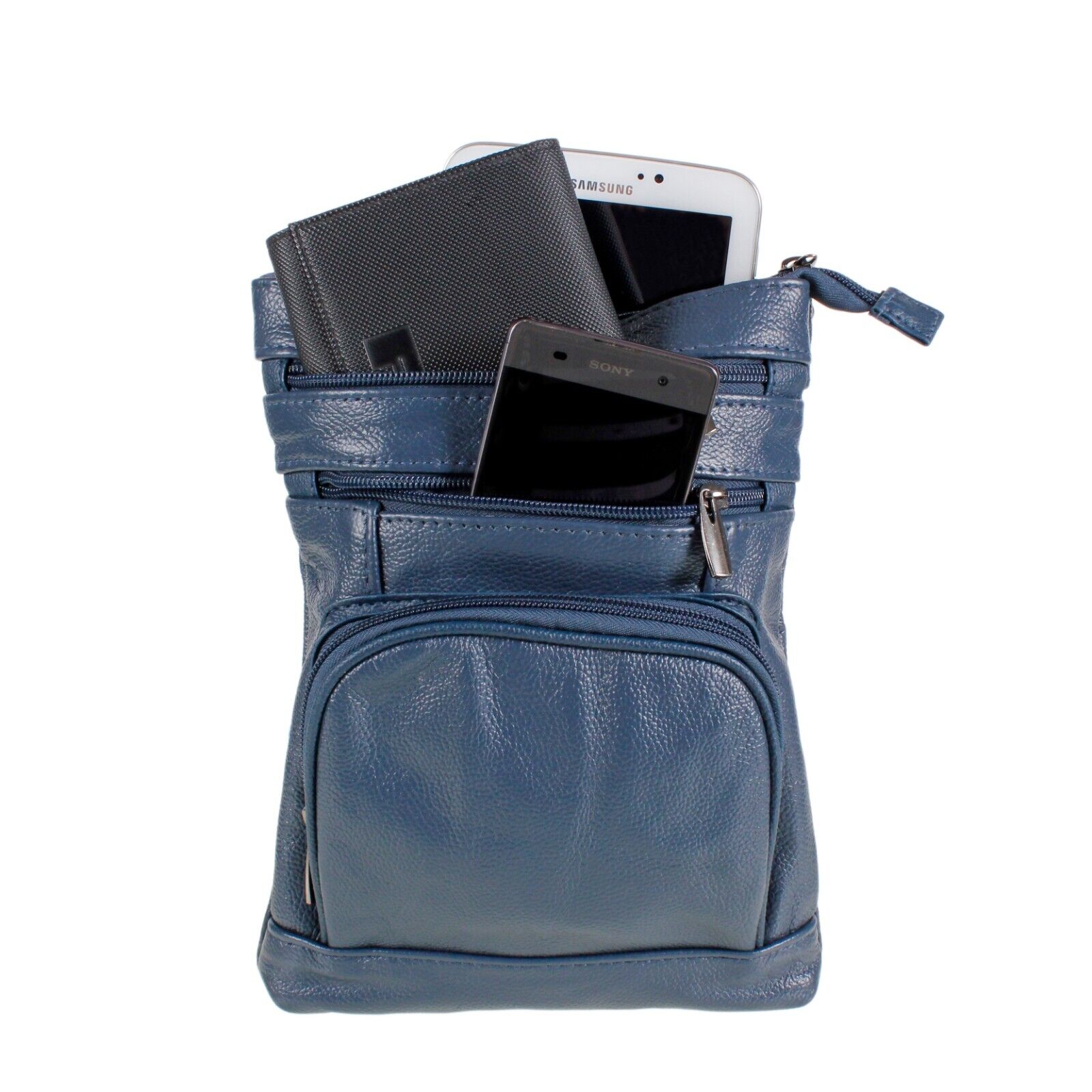 Ladies Cross Body Shoulder Bag Real Womens Leather