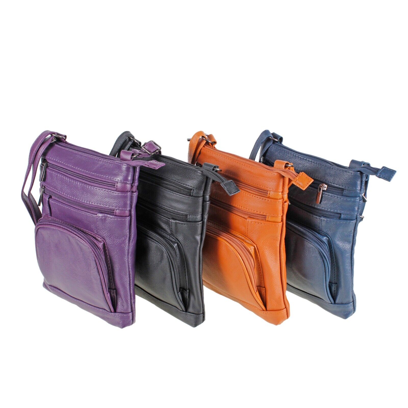 Ladies Cross Body Shoulder Bag Real Womens Leather