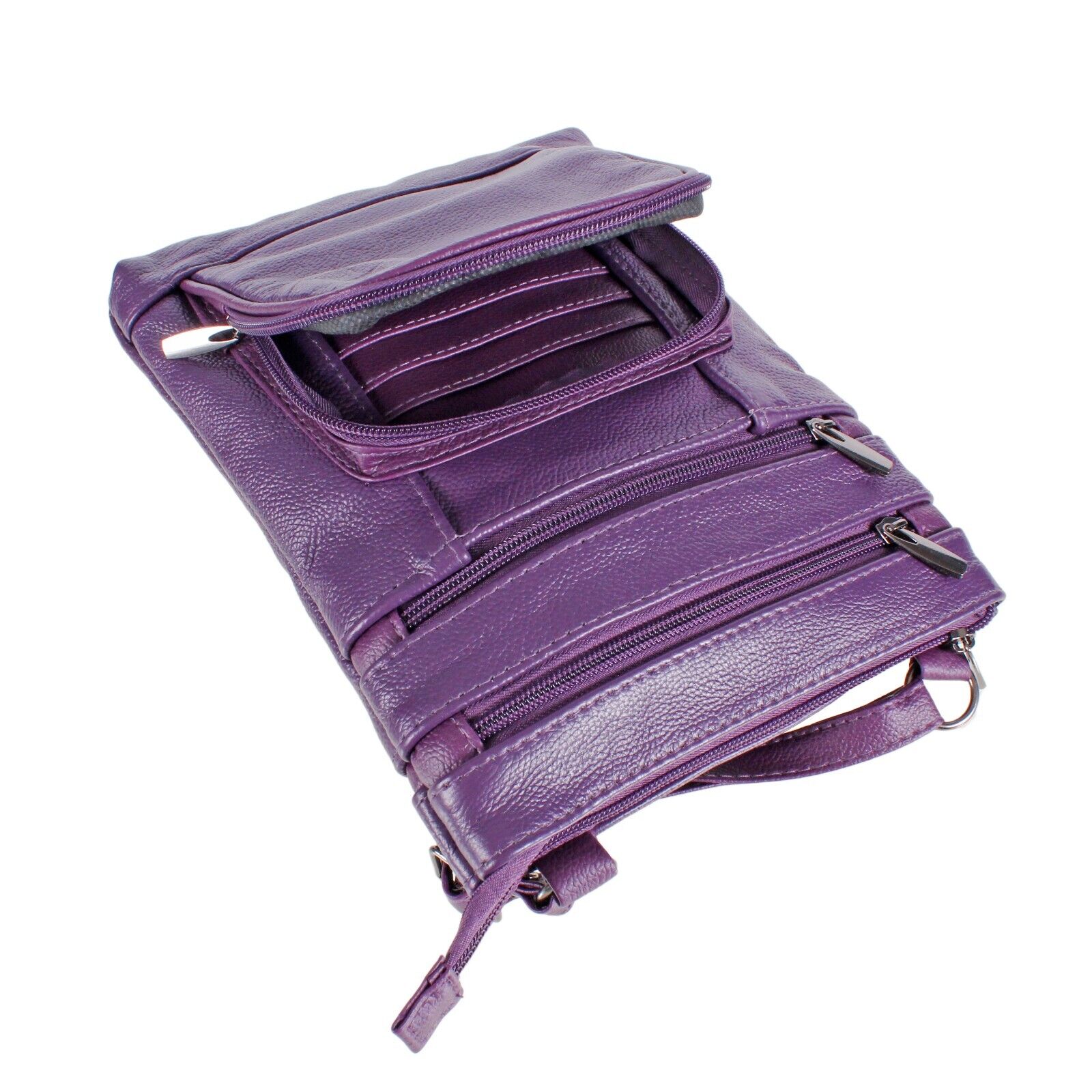 Ladies Cross Body Shoulder Bag Real Womens Leather