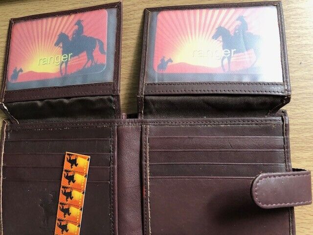 Ranger Mens Leather Wallet Brown Designer Limited Edition