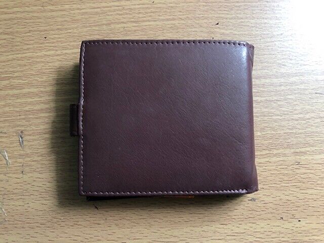 Ranger Mens Leather Wallet Brown Designer Limited Edition