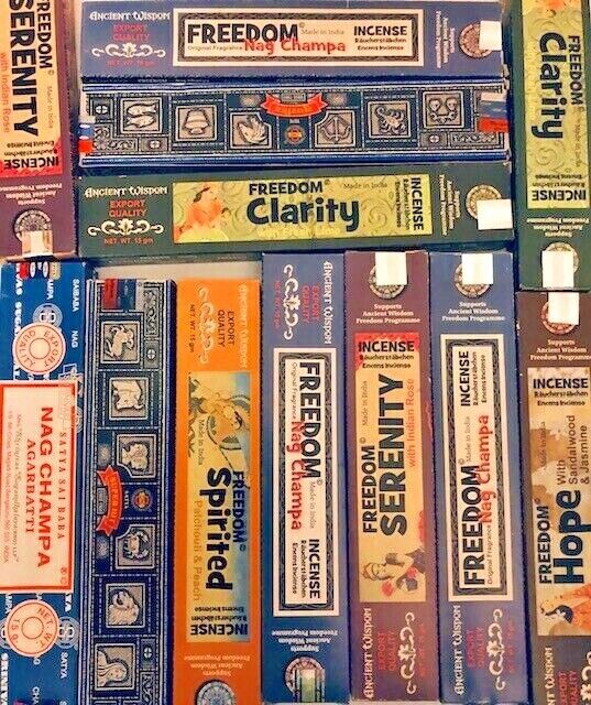 Nag Champa Incense Sticks Satya Freedom 15g Pack Incense Stick Joss