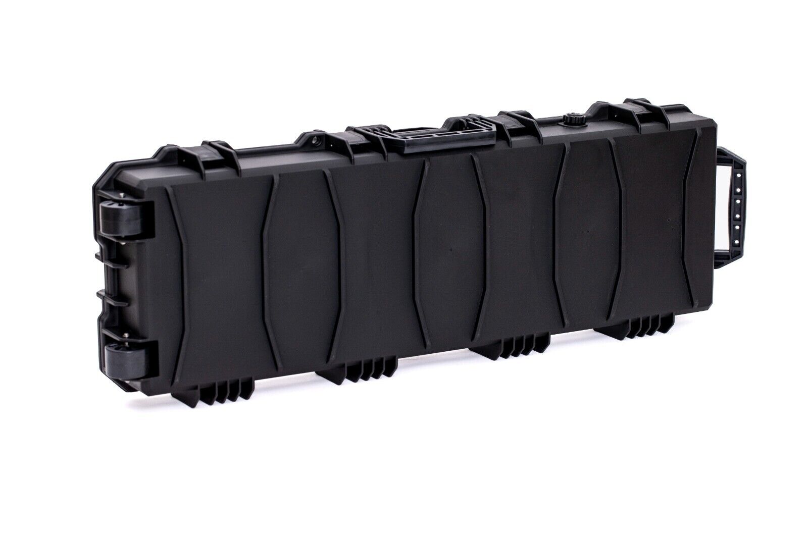 Large Hard Gun Case Rifle  - Black (Wave and pick and pluck) AR