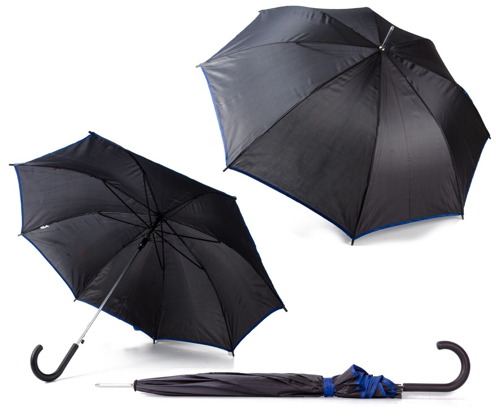 TWO TONE AUTOMATIC UMBRELLA UNISEX 4 COLOURS TO CHOOSE FROM UK