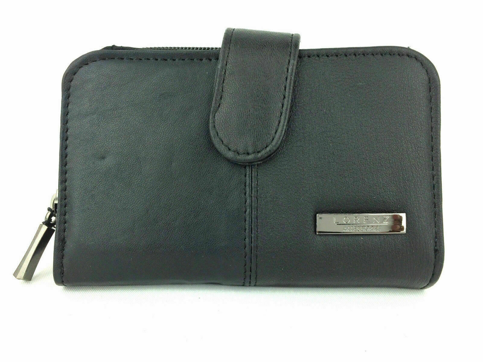 Womens Ladies Leather Zip Around Purse Cowhide Quality UK Seller