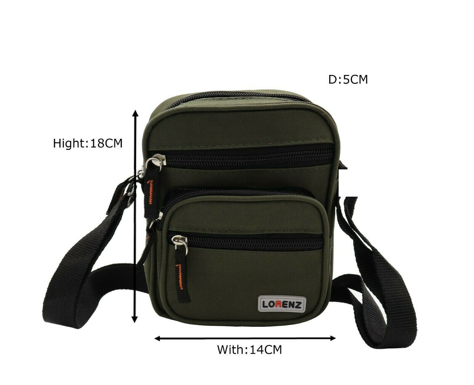 Canvas Travel Shoulder Bag Cross body Handbag Small Work Bag Flight