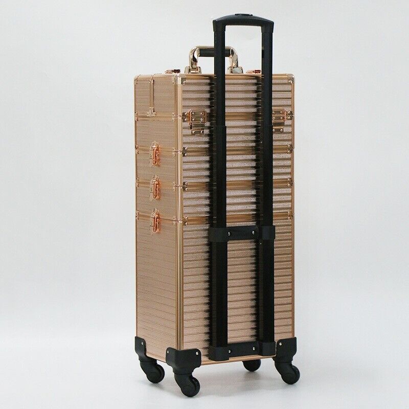 Pro Mobile Makeup Trolley Nail Technician Organizer Hairdressing Beauty Cases UK