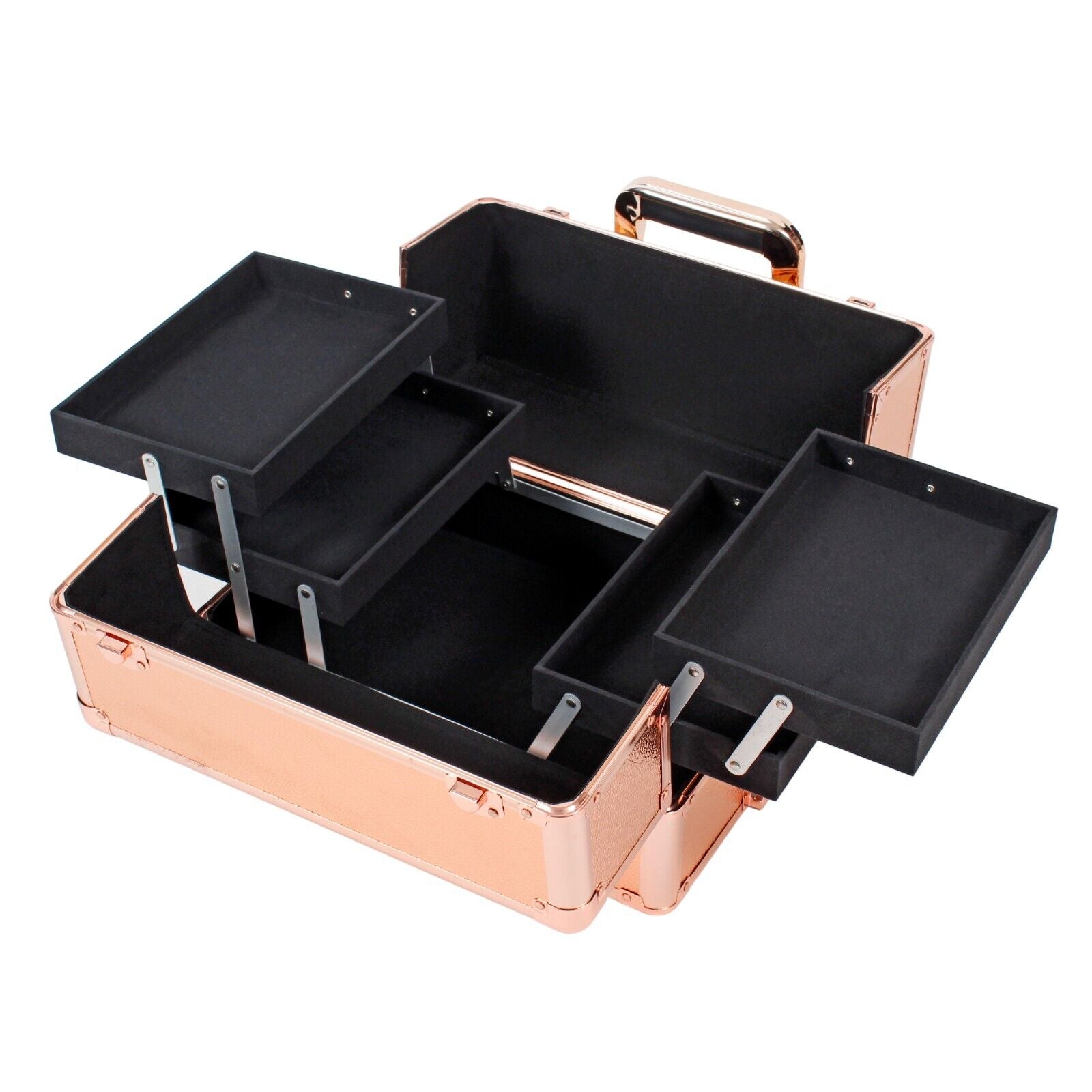 Pro Mobile Makeup Trolley Nail Technician Organizer Hairdressing Beauty Cases UK