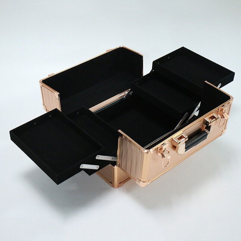 Pro Mobile Makeup Trolley Nail Technician Organizer Hairdressing Beauty Cases UK