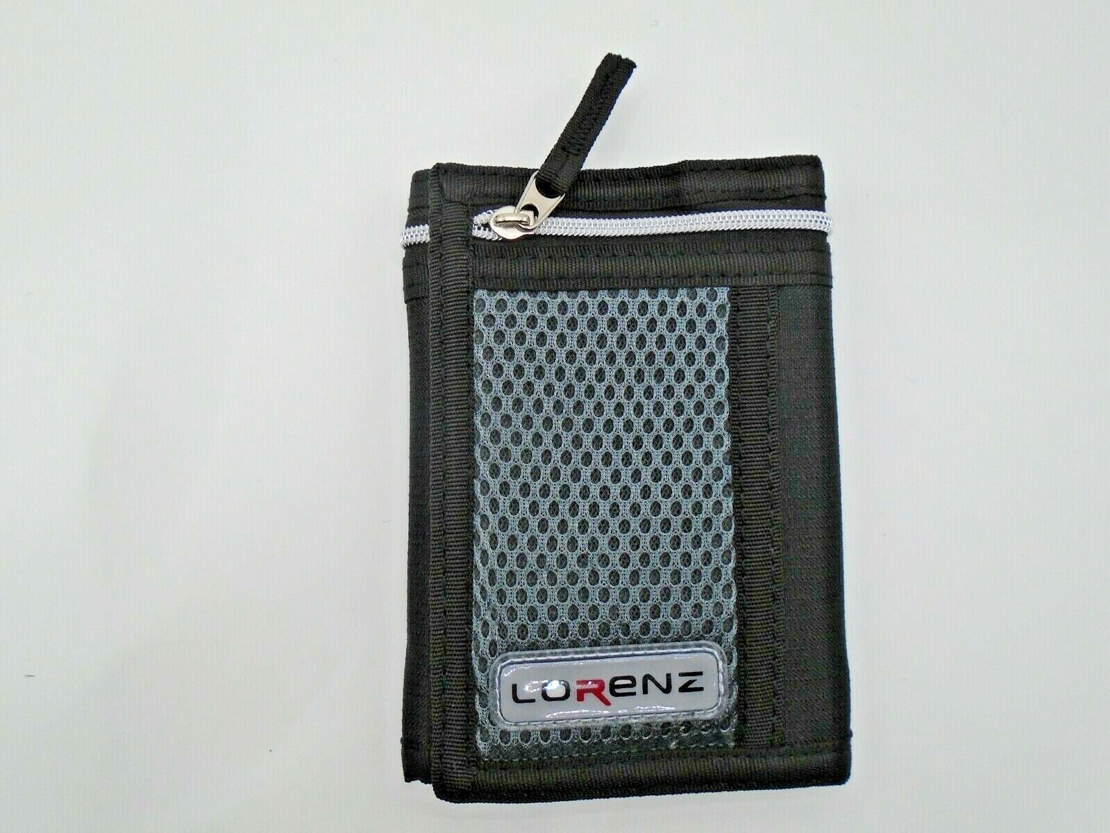 Sports Canvas Wallet Mens/Boys by Lorenz Teens Handy Zip in 3 Colours