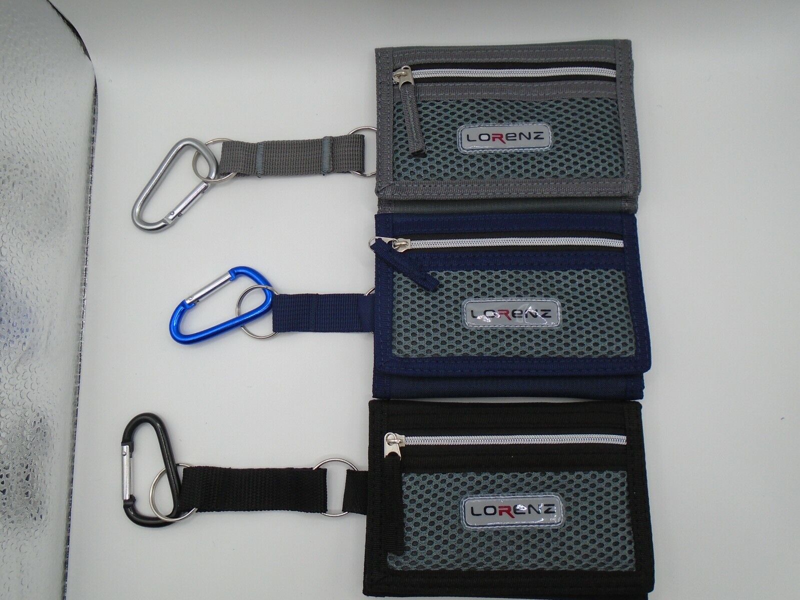 Mens Boys Canvas WALLET with BELT CLIP sports gym hiking running secure Gents