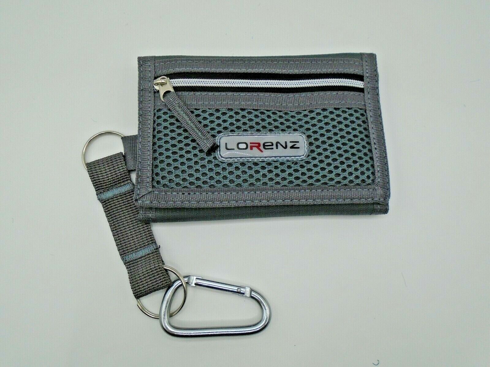 Mens Boys Canvas WALLET with BELT CLIP sports gym hiking running secure Gents