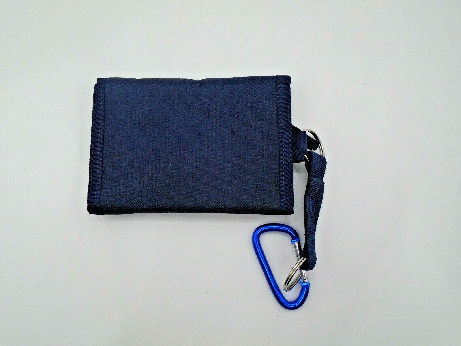 Mens Boys Canvas WALLET with BELT CLIP sports gym hiking running secure Gents