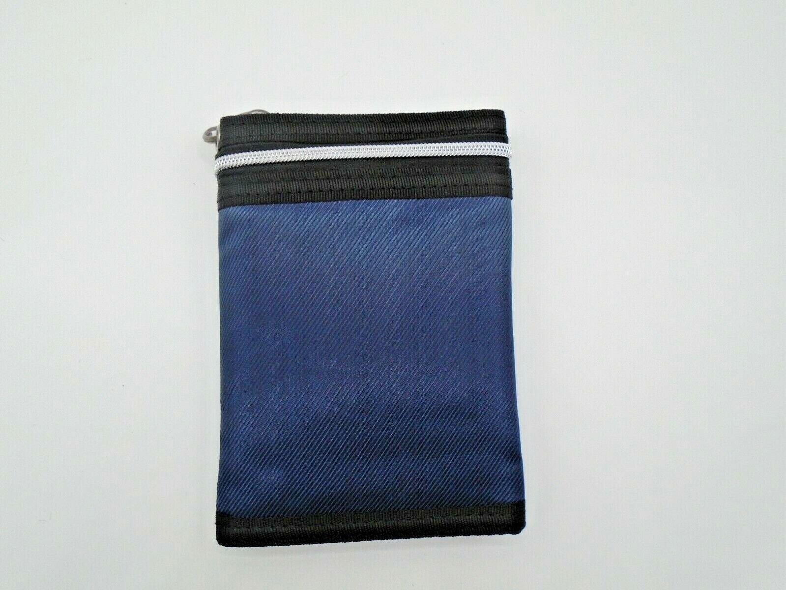 Mens Boys TriFold Sports Wallet by Lorenz with Security Chain Handy