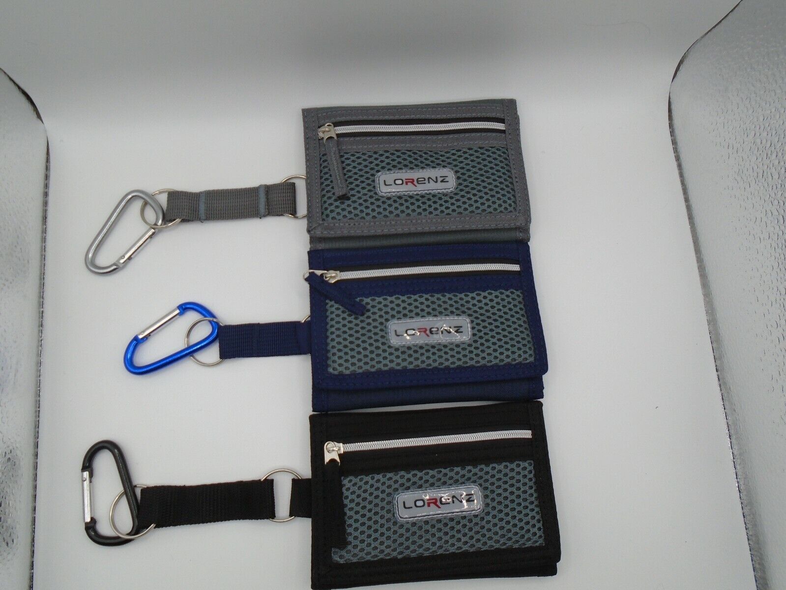 Mens Boys Canvas WALLET with BELT CLIP sports gym hiking running secure Gents