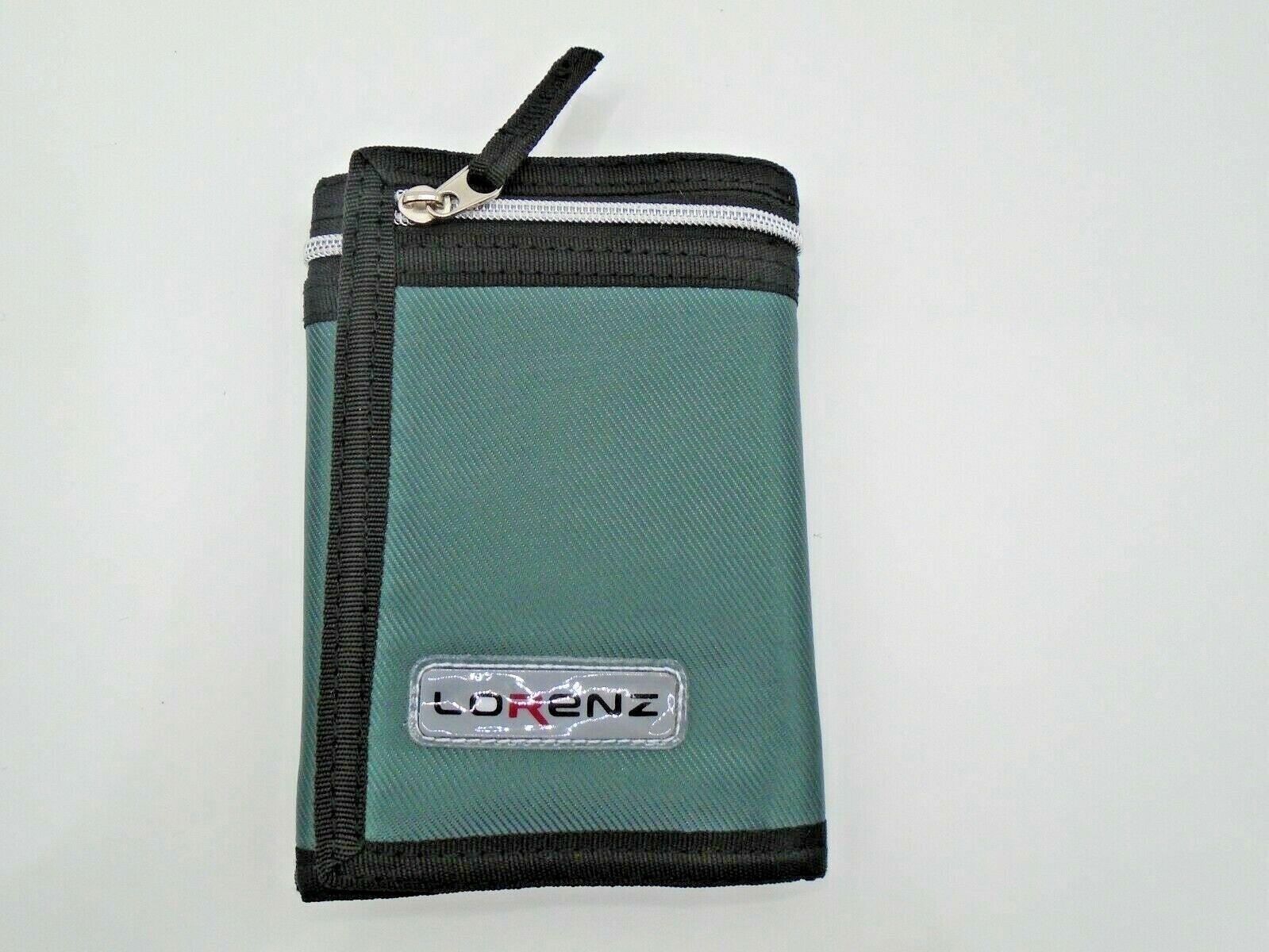 Mens Boys TriFold Sports Wallet by Lorenz with Security Chain Handy