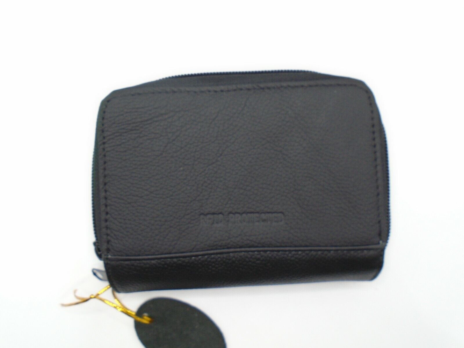 Ladies Womans Leather Purse Wallet Zip Round Card 3 Zips RFID Protection