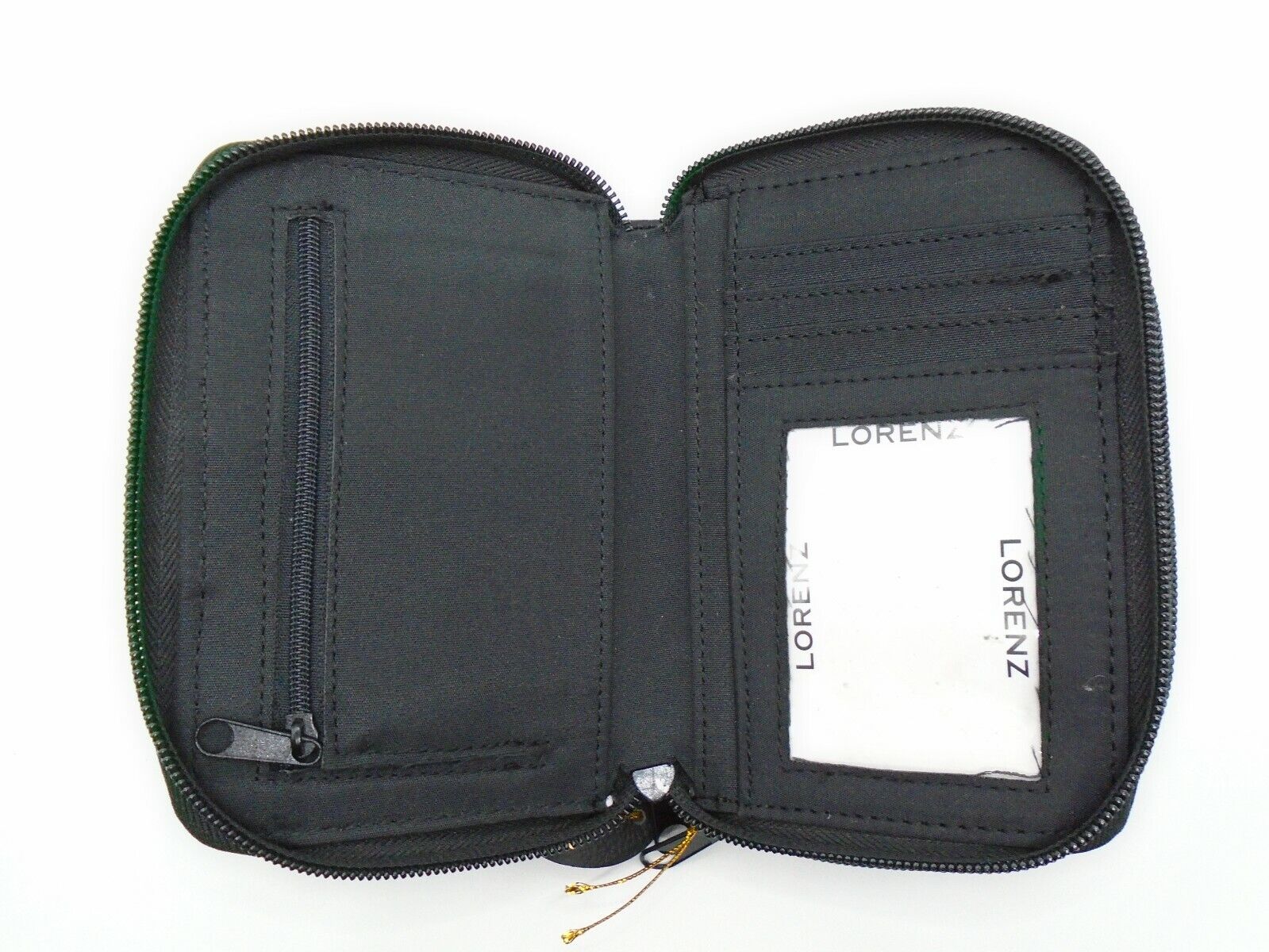 Ladies Womans Leather Purse Wallet Zip Round Card 3 Zips RFID Protection
