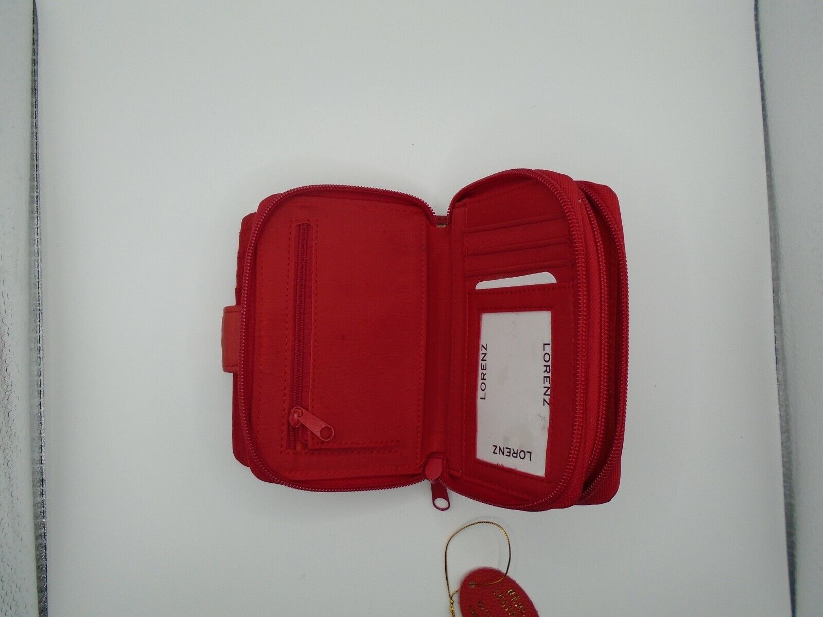 Ladies Womans Leather Purse Wallet Zip Round Card 3 Zips RFID Protection