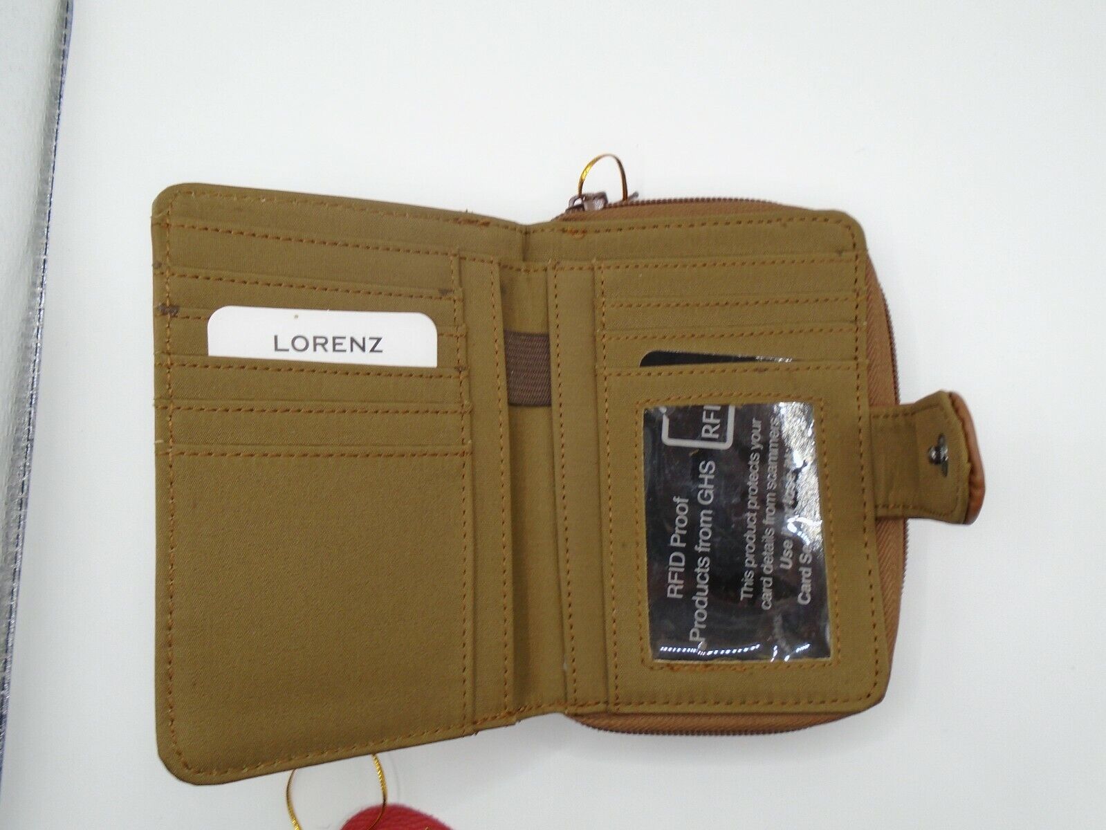 Ladies Womans Leather Purse Wallet Zip Round Card 3 Zips RFID Protection