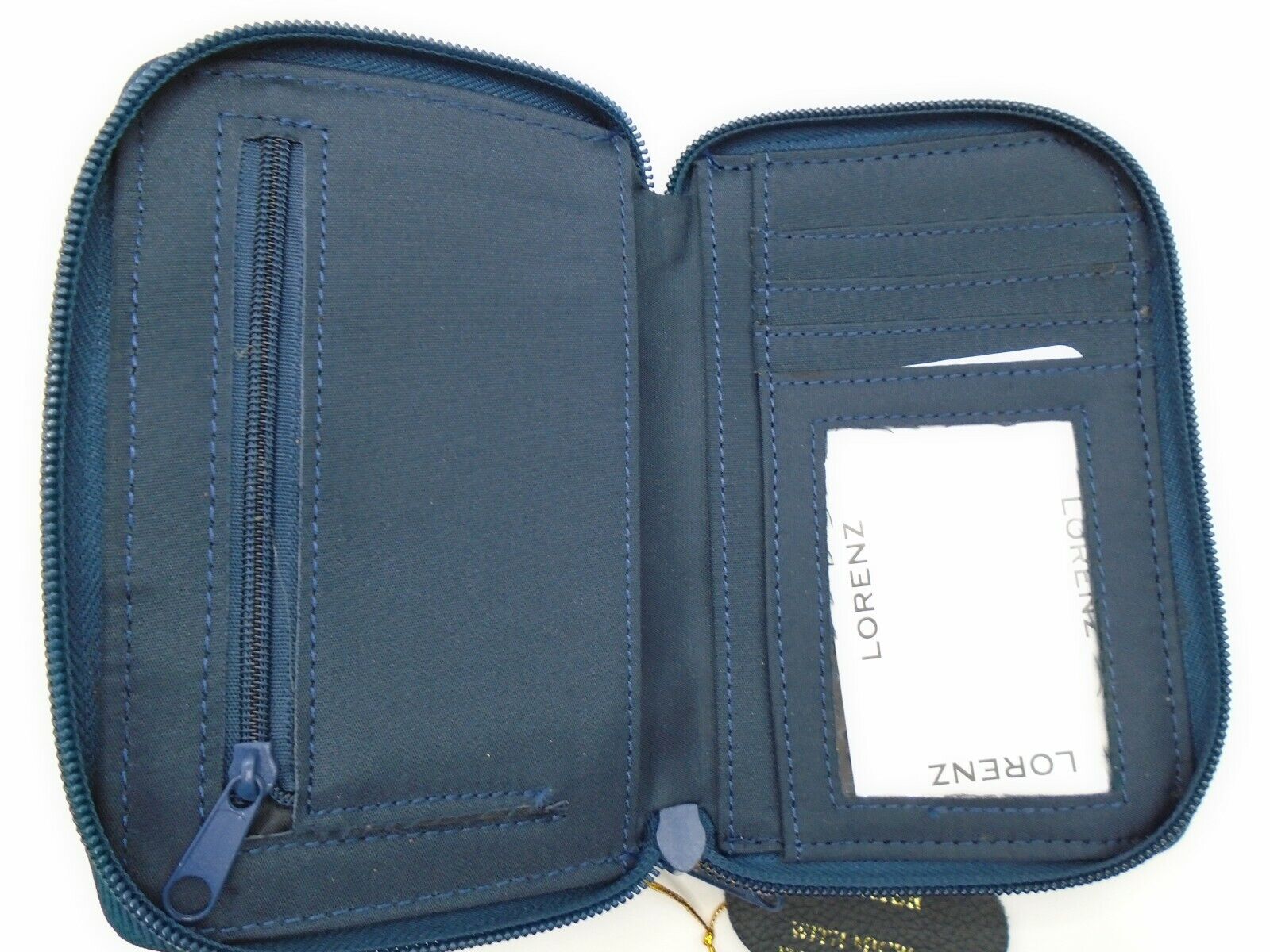 Ladies Womans Leather Purse Wallet Zip Round Card 3 Zips RFID Protection