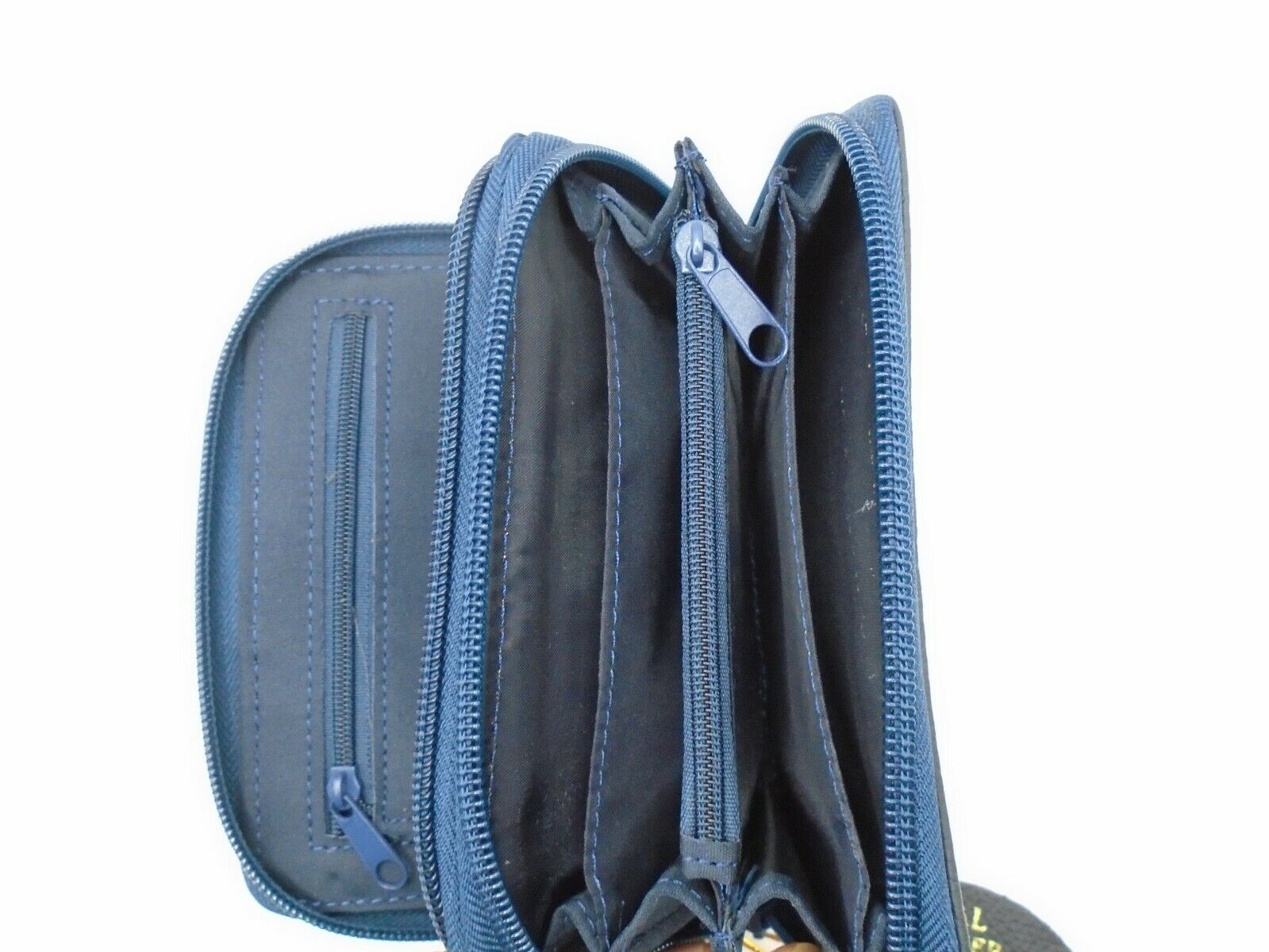 Ladies Womans Leather Purse Wallet Zip Round Card 3 Zips RFID Protection