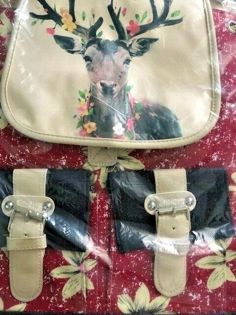 BOHO Girls Women's Canvas Cloth Backpack Rucksack School Gym bag Travel UK