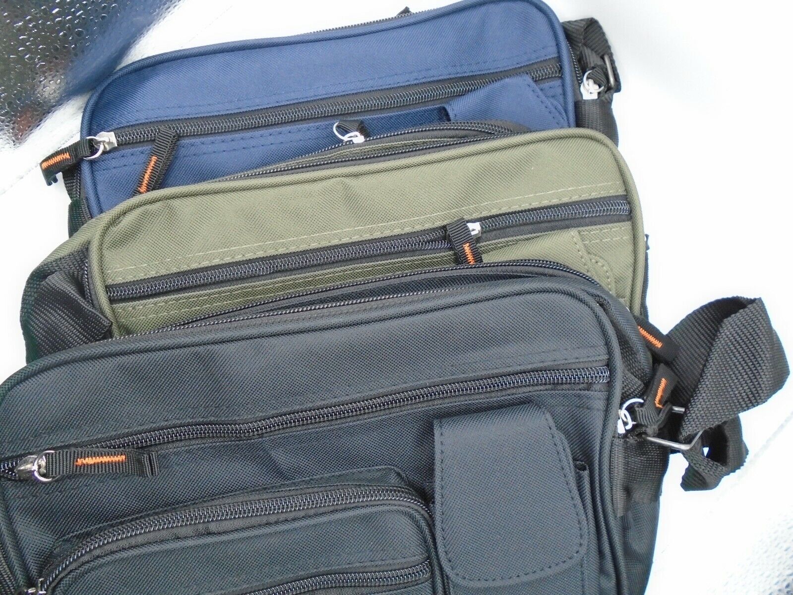 Canvas Travel Camera Bag with Grab Handle and Adjustable Strap Mens & Ladies