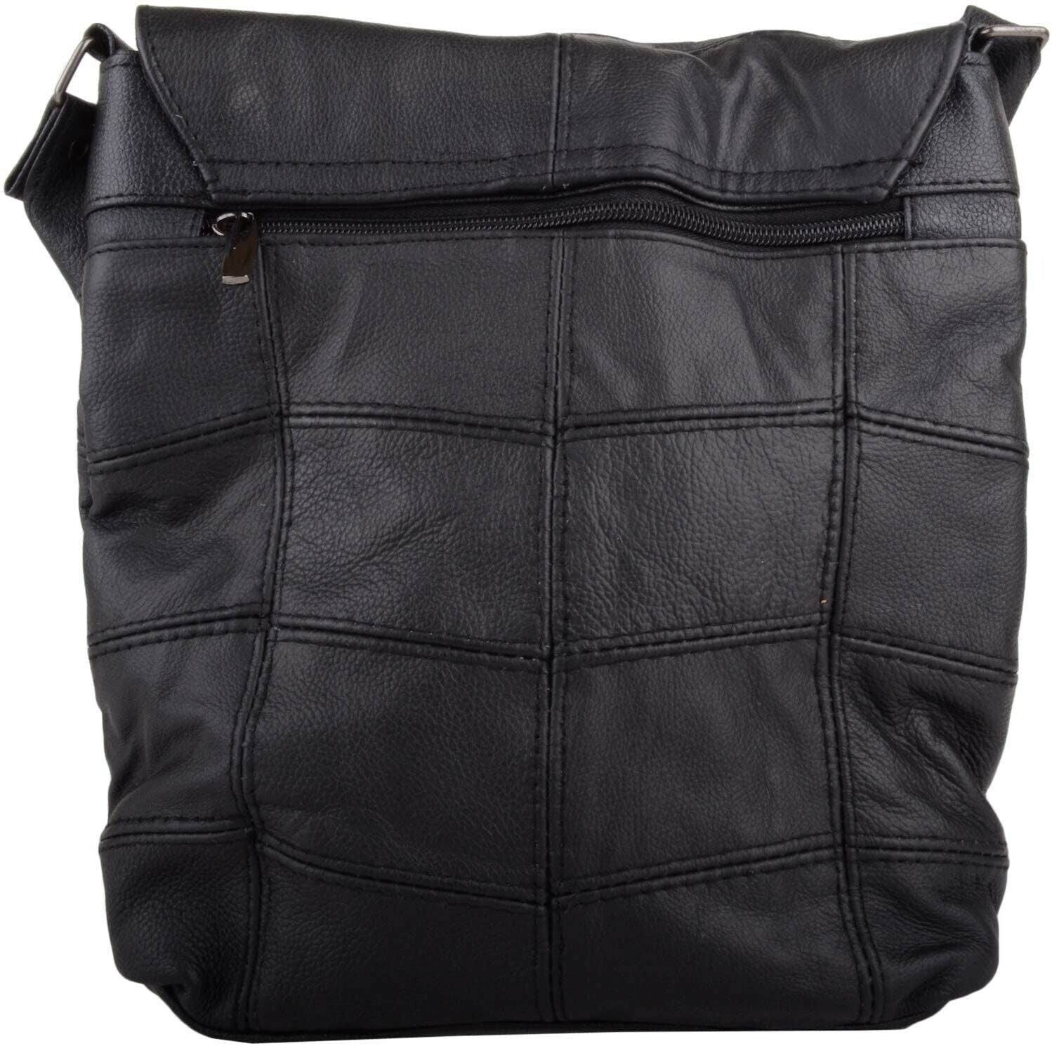 LADIES LEATHER SHOULDER CROSS BODY HANDBAG